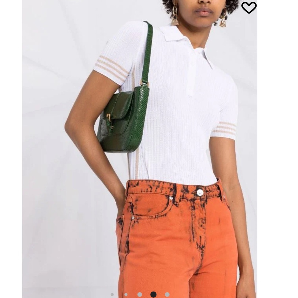 Rag & Bone, Peyton ribbed-knit polo shirt - Picture 3 of 9